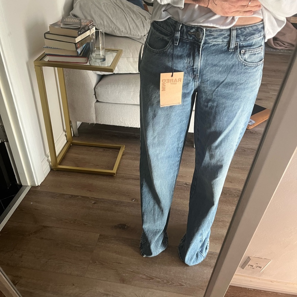 Brand new Rare edit DNM by Pacsun high waisted wide leg jeans